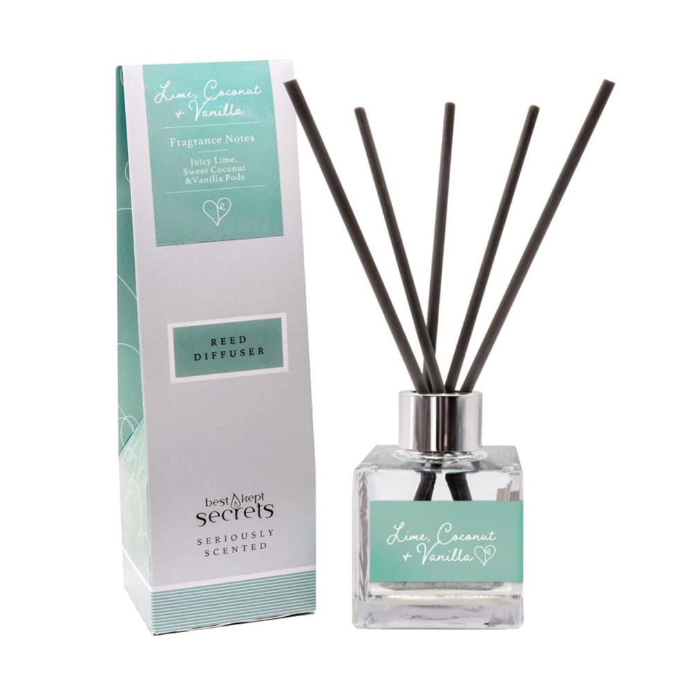 Best Kept Secrets Lime Coconut & Vanilla Reed Diffuser - 100ml £13.49
